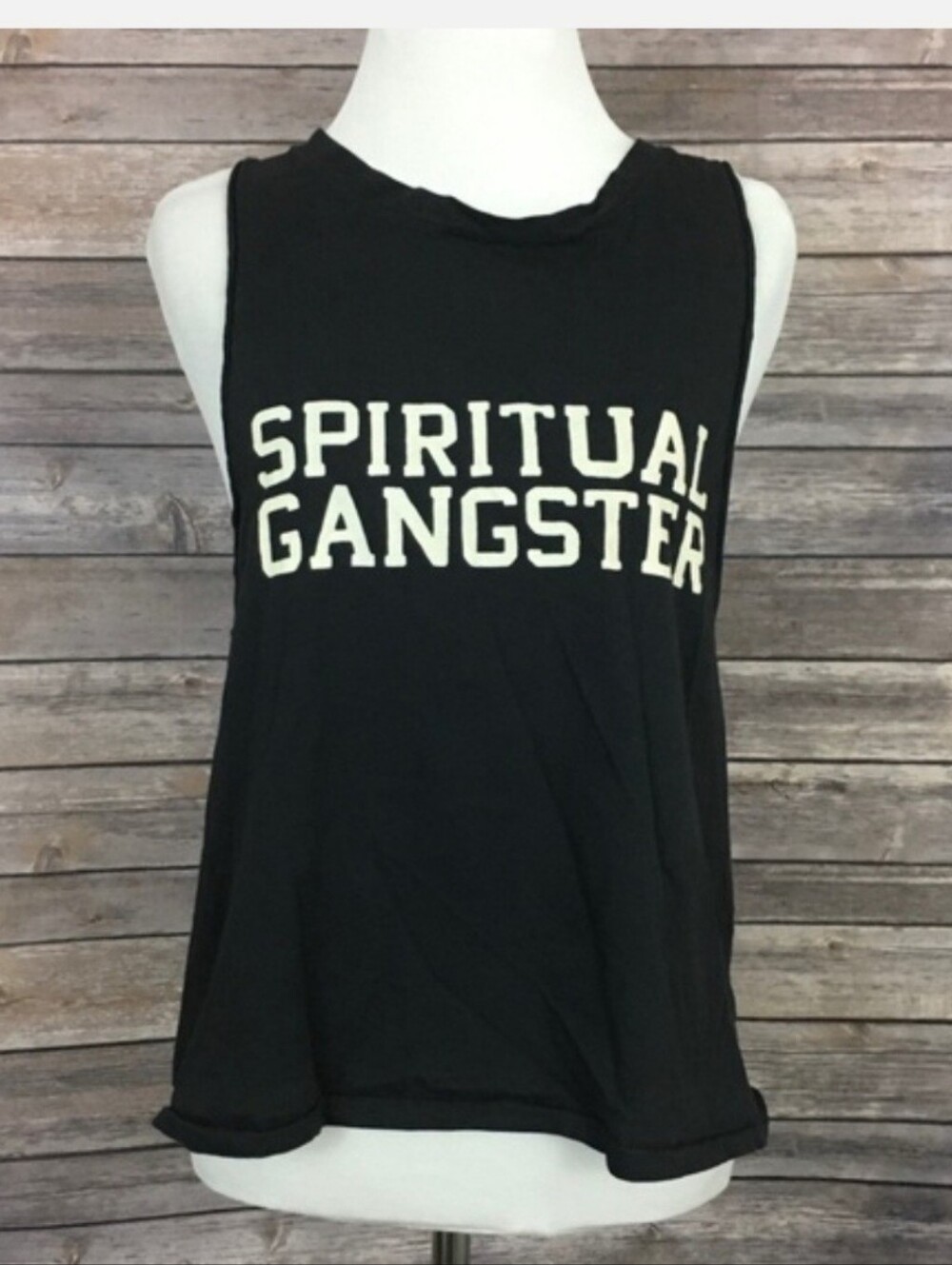 Spiritual Gangster Open Back Wrap Tank